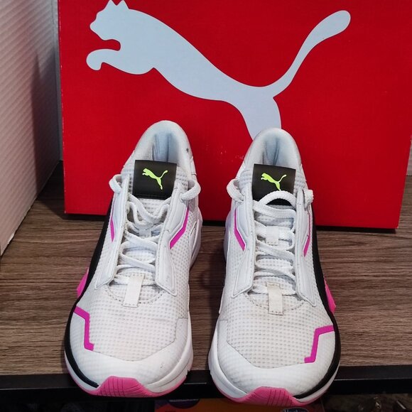 Puma Provoke XT training shoes / sneakers white pink women's size 5.5 - Picture 3 of 12